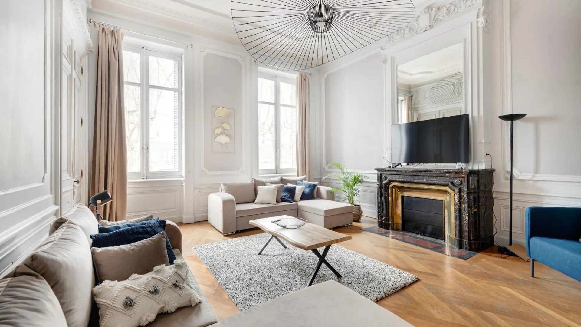 Le Rhone Haussmannien, Luxueux Spacieux Et Raffine Au Coeur De Lyon 6E Vue Rhone location